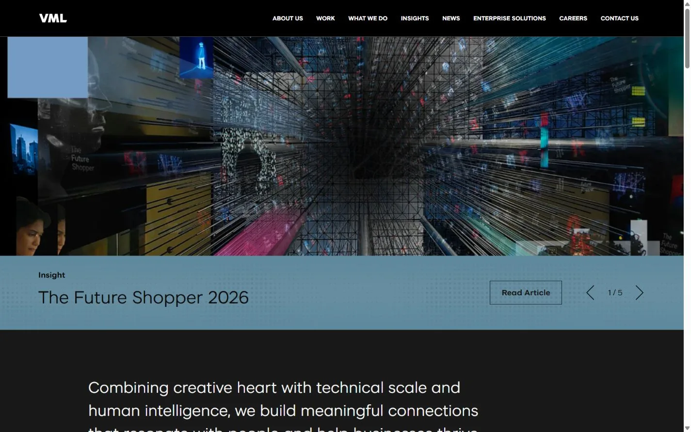 VML public homepage preview